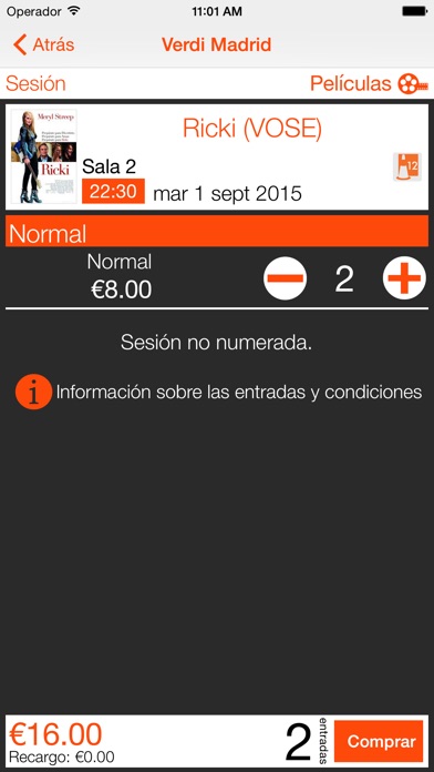 Captura de pantalla del iPhone 5