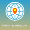 Virgin Islands, USA Map - Offline Map, POI, GPS, Directions virgin islands map 