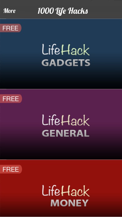 Screenshots of 1000 Life Hacks & Tips free for iPhone