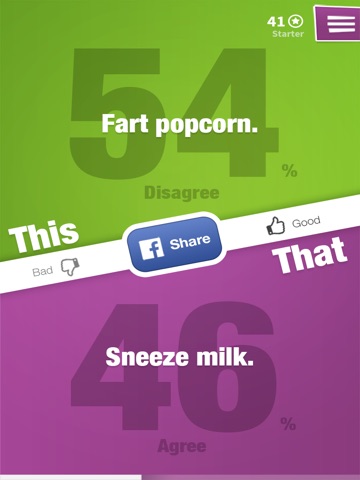 Screenshots of This or That.. for iPad