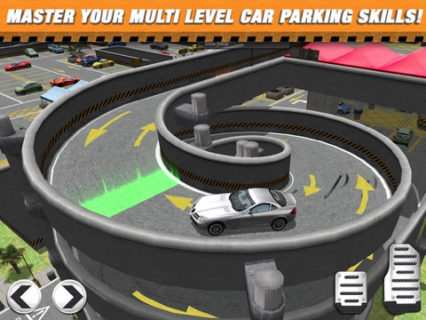 Screenshots of Multi Level 2 Car Parking Simulator Game - Real Life Driving Test Run Sim Racing Games for iPad