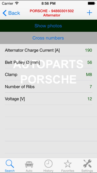 Autoparts for Porsche screenshot1