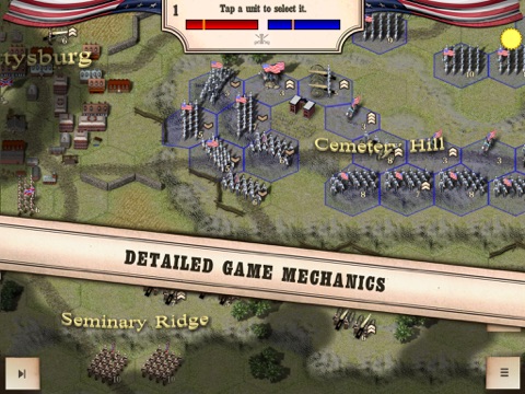 Civil War: Gettysburg на iPad