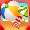 Summer Block Mania - Have fun with girl dress up on the summer beach puzzle game summer solitaire 