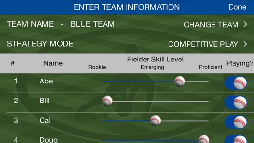 baseball lineup app