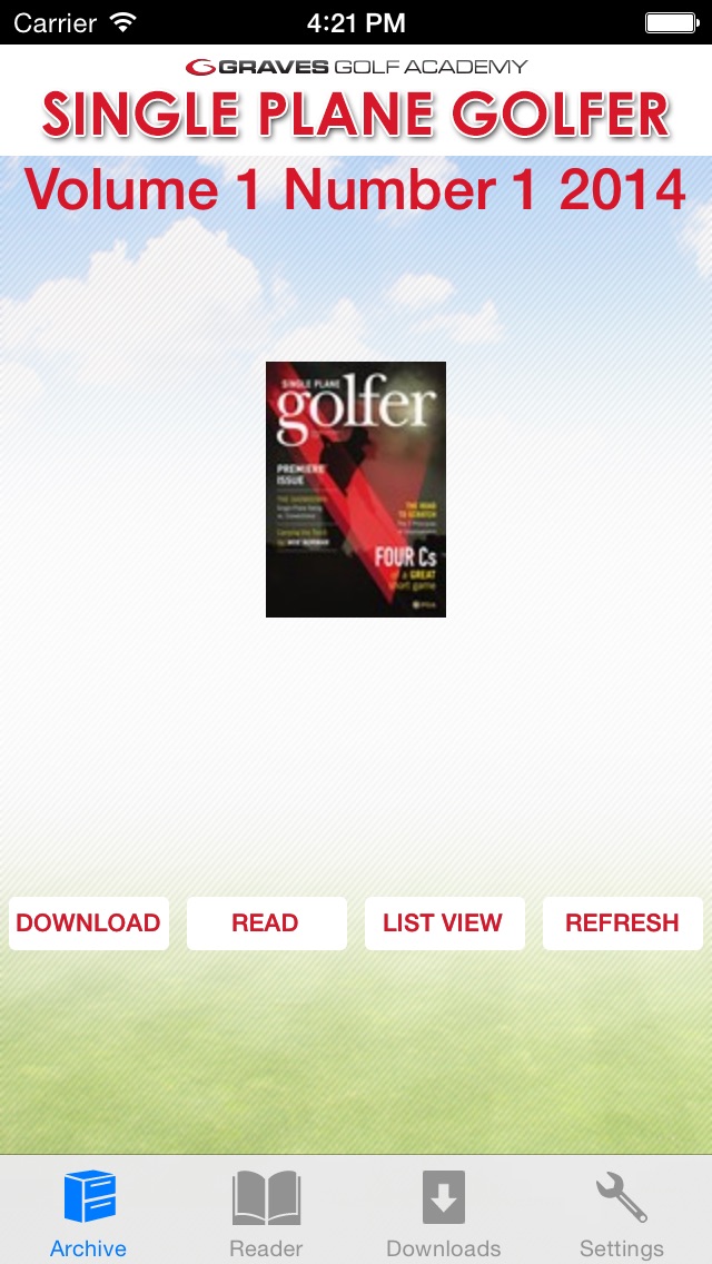 Single Plane Golfer screenshot1