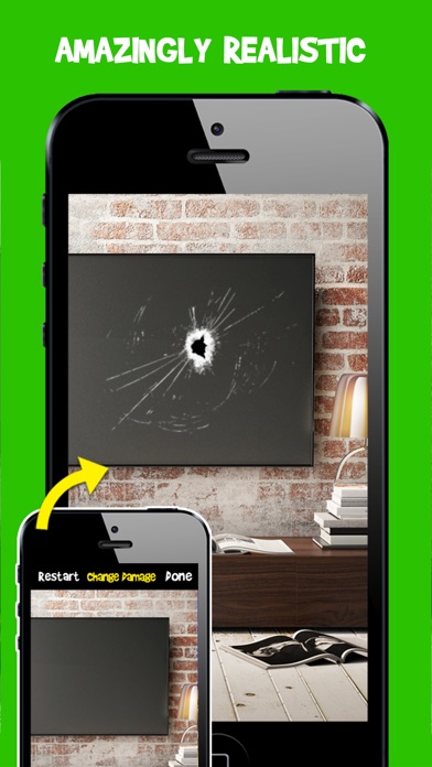 Screenshots of Damage Cam - Fake Prank Photo Editor Booth for iPhone