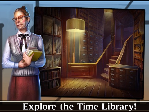 Screenshots of Adventure Escape: Time Library (Time Travel Story and Point and Click Mystery Room Game) for iPad