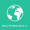 Friuli-Venezia Giulia, IT Offline Map : For Travel friuli italy map 