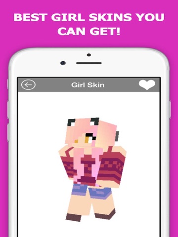 Screenshots of Best Girl Skins for Minecraft PE Free for iPad