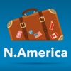 North America offline map and free travel guide north america map 