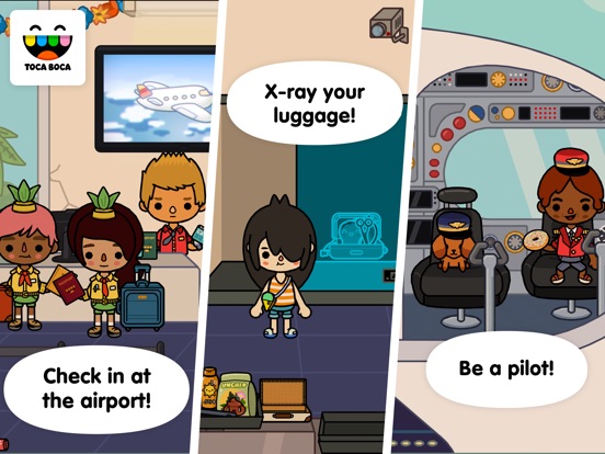 Screenshots of Toca Life: Vacation for iPad