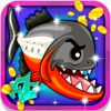 Scary Piranha Slots: Roll the fortunate fish dice and enjoy jackpot amusements piranha fish 