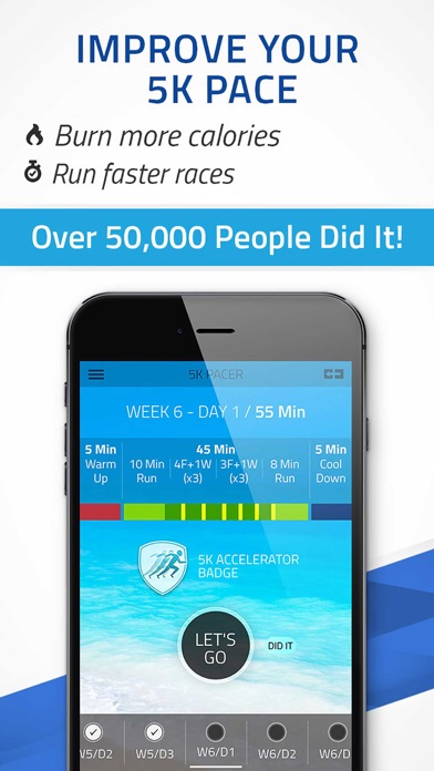 5K Pacer: Run pace tr... screenshot1