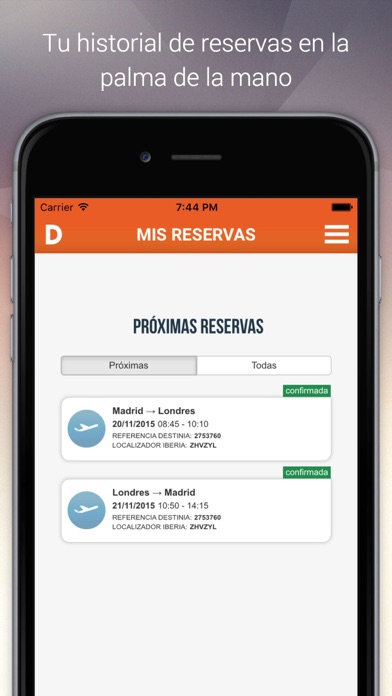 Captura de pantalla del iPhone 4