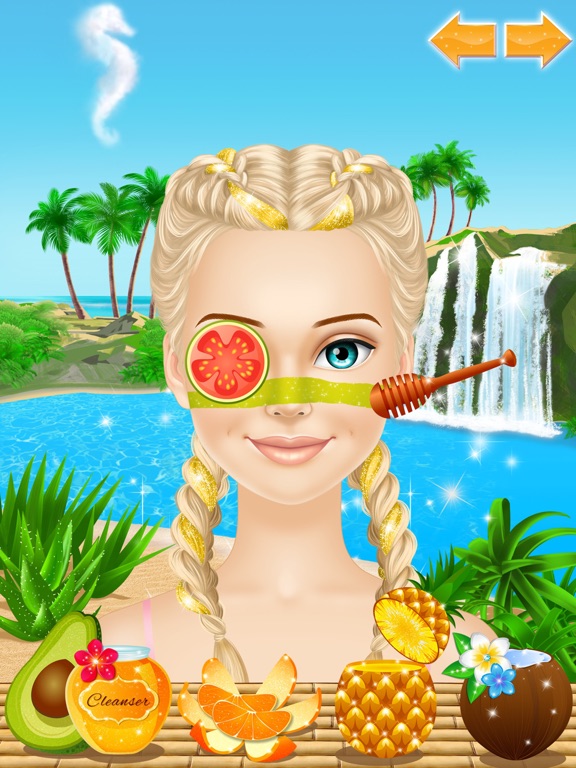 Tropical Princess - Makeup and Dressup Salon Game для iPad