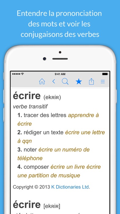 Screenshots of Dictionnaire Français et Synonymes for iPhone