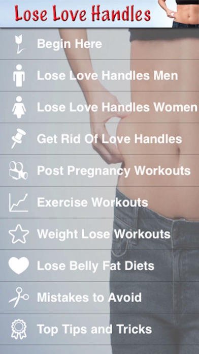 How To Lose Love Handles Get Rid Belly Fat Fast On The App Iphone Screenshot 2