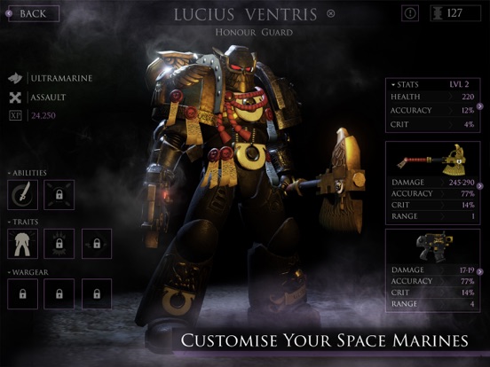 Screenshots of Warhammer 40,000: Deathwatch - Tyranid Invasion for iPad