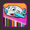 Coloring drawings kids painting ideas a plane game painting pumpkin ideas 