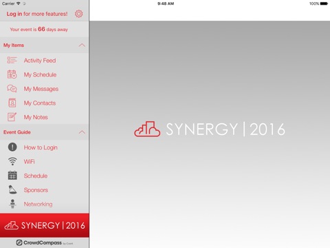 Screenshot of KEY2ACT Synergy 2016