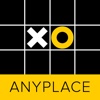 Anyplace Tic Tac Toe. Noughts and crosses game. anyplace control 3 6