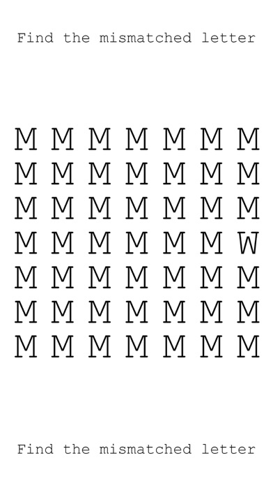Screenshots of The Impossible Letter Game for iPhone