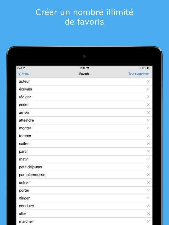Screenshots of Dictionnaire Français et Synonymes for iPad