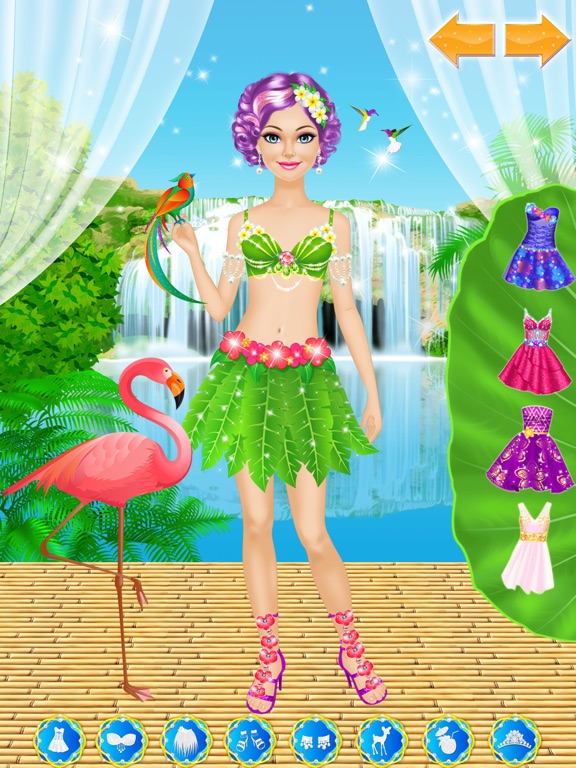 Скачать игру Tropical Princess - Makeup and Dressup Salon Game