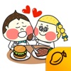 Chestnut Couple - Mango Sticker facebook sticker translator