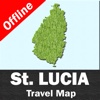 SAINT LUCIA – GPS Travel Map Offline Navigator saint lucia map 