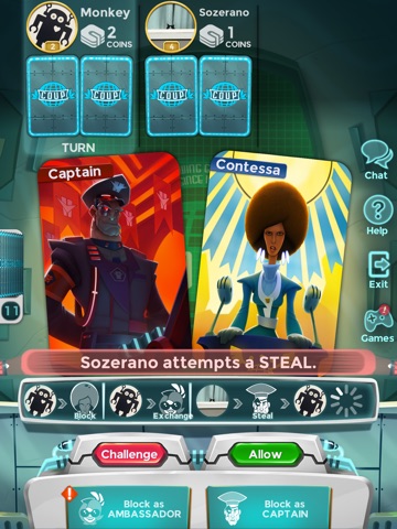 Coup на iPad