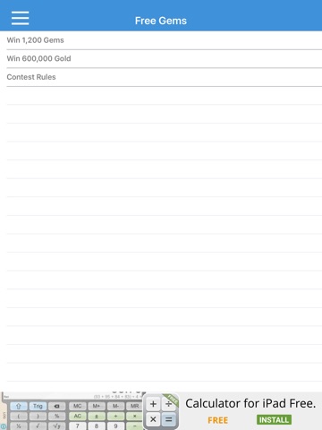 Screenshots of FREE Gem Hacks for Clash of Clans for iPad