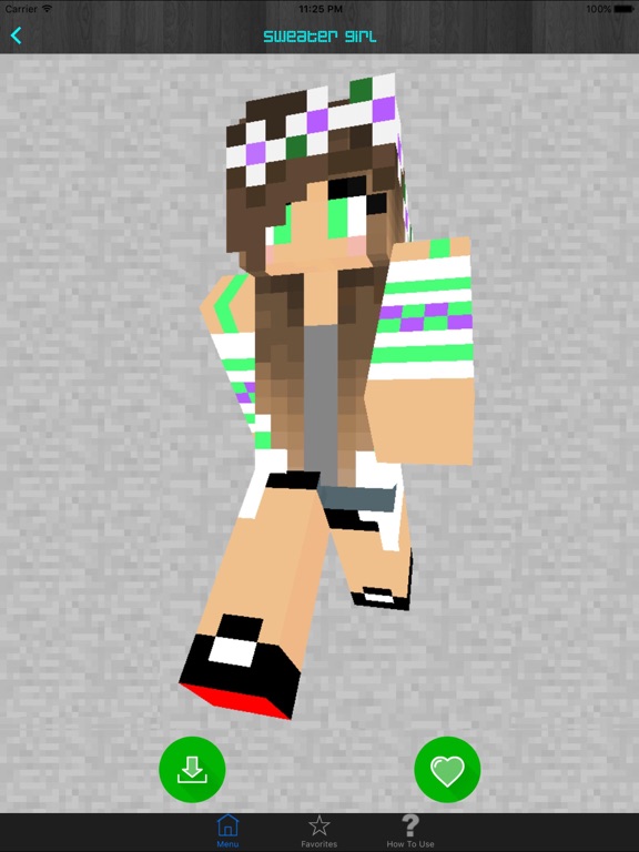 Screenshots of Girl Skins for Minecraft PE (Pocket Edition) - Best Free Skins App for MCPE. for iPad