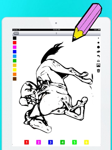 Игра Активный! Книжка-раскраска Лошадей Для Детей: Учиться Рисовать И Цвет Лошадь