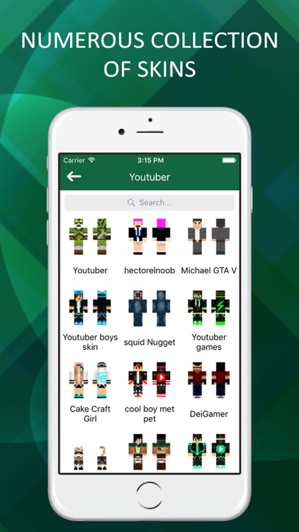 best youtuber cartoon skins for minecraft pocket edition by bharatkumar manvar