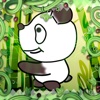 Springen Panda-Baum-Bergsteiger