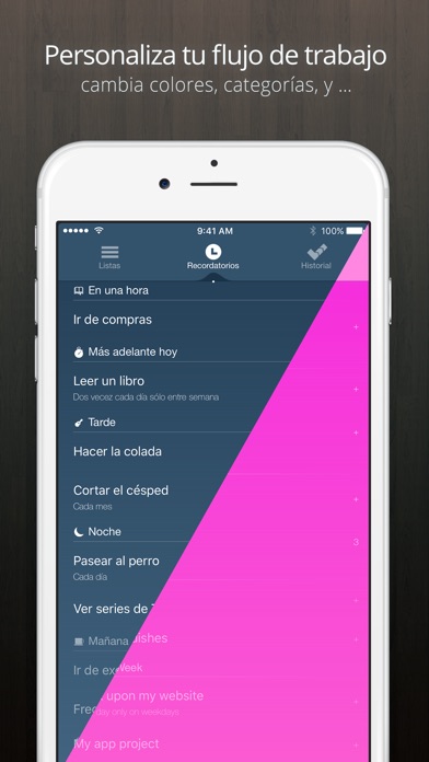 Captura de pantalla del iPhone 5