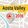 Aosta Valley Offline Map Navigator and Guide aosta valley italy map 