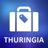 Thuringia, Germany Detailed Offline Map thuringia germany 