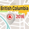 British Columbia Offline Map Navigator and Guide british columbia map 