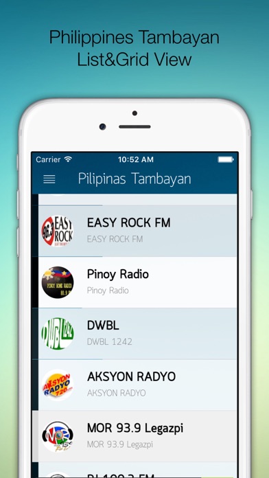 Philippines Tambayan - Radios Screenshot on iOS.