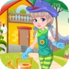 Clumsy Gardener Laundry—Kids Washing Clothes&Paris Fashion Girl