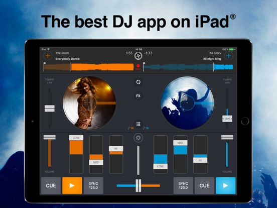 Screenshots of Cross DJ Free - Mix your music for iPad