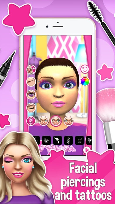 美容院 メイクゲーム – 王女 メイクアップアーティストのスクリーンショット4 美容院 メイクゲーム – 王女 メイクアップアーティストのスクリーンショット4