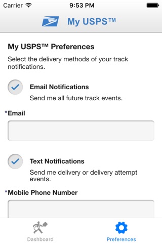 Informed Delivery® screenshot
