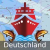 i-Boating: Deutschland GPS nautisch / Marine Charts-offline Meer & Fluss Navigationskarten für Angeln & Segeln