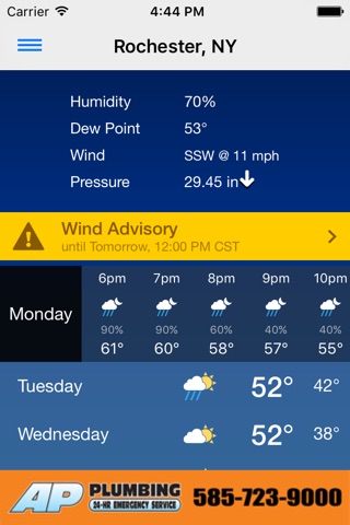 News10NBC Weather Rochester, NY screenshot