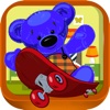 Teddy Bear Heart Couple - Stuffed Toys Skateboard Adventure (Free) stuffed toys animals 