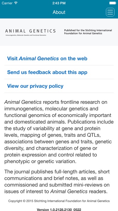 Animal Genetics screenshot1